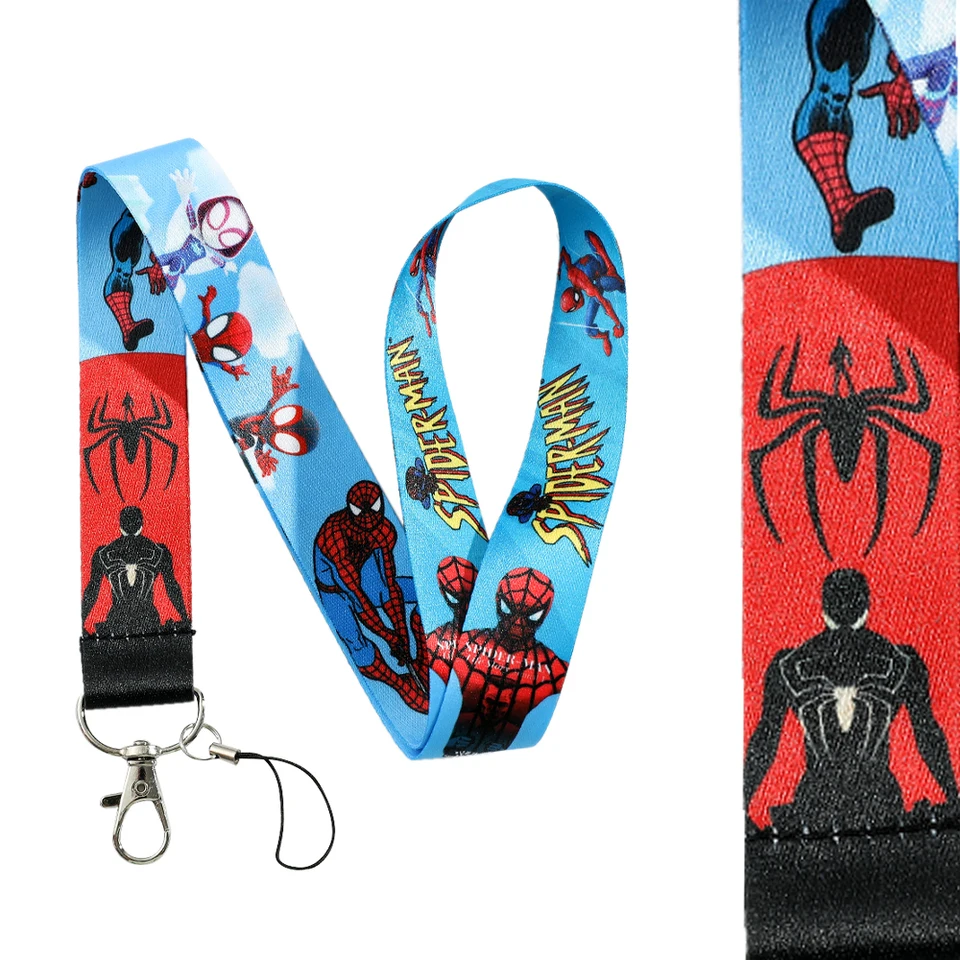 ディズニーマーベルスパイダーマンストラップキーホルダー、電話用