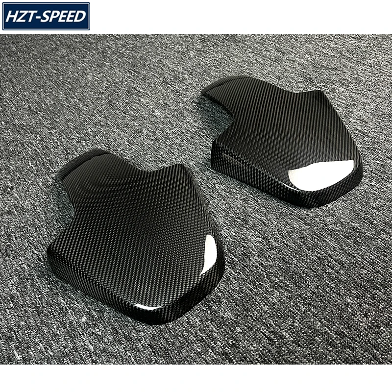 건식 탄소 섬유 페이스트 스타일 자동차 의자 등받이 커버 트림, BMW M3 X3M G80 M4 X4M G82 G83 2021