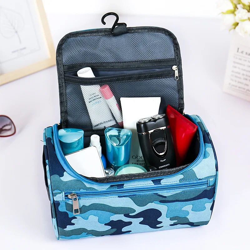 Make Up Camouflage Cosmetic Bag unisex travel organizer toiletry bag storage bag Large capacity Hanging Waterproof Wash Pouch 2
