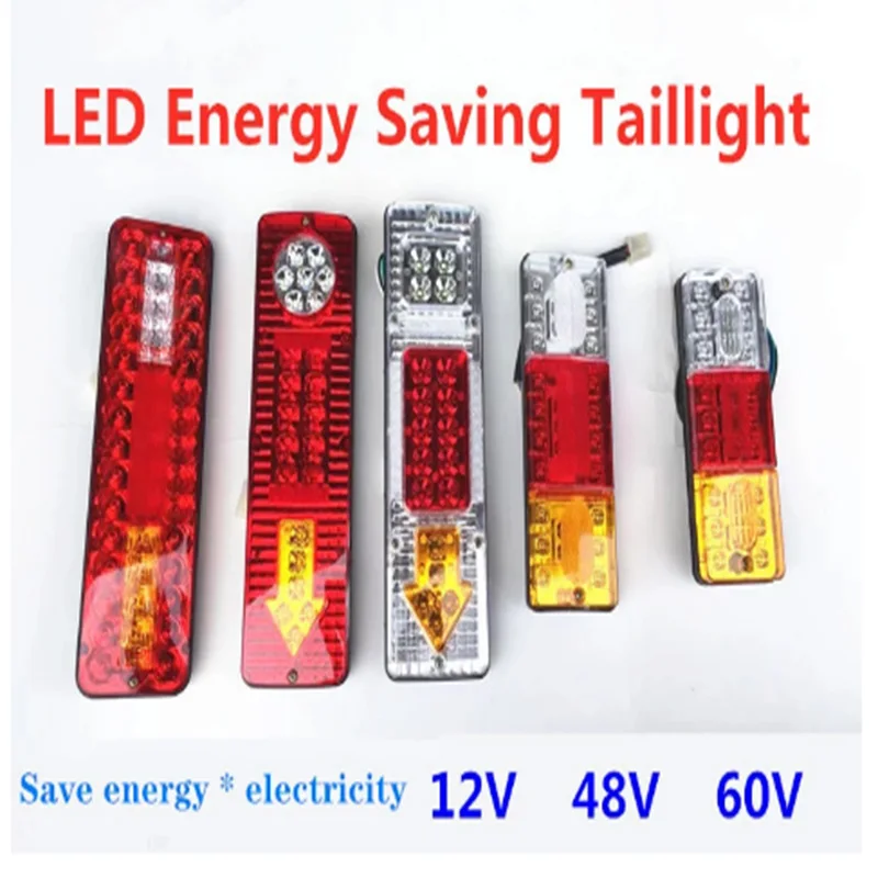 

Три секции задний светильник светодиодный хвостовик стрелы светильник сигнал поворота Задний фонарь стоп-сигнал прицеп караван грузовик Фонарь для грузовика