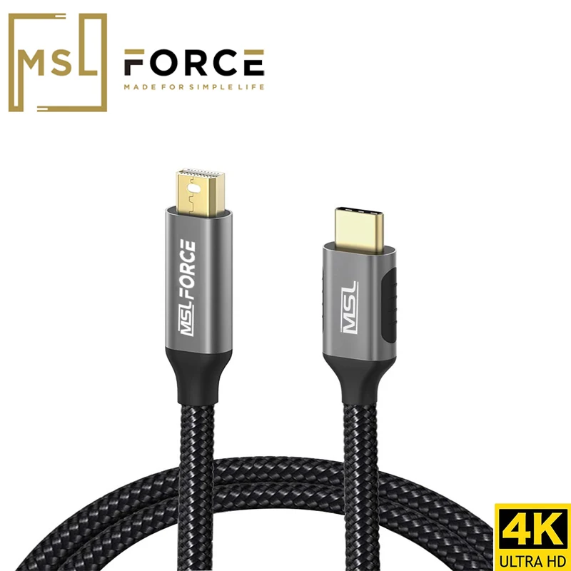 Usb Tipo C Thunderbolt 3 Compatibile Con Mini Displayport 4K Per Macbook Air Pro Samsung Dell Xps13 Display Da 15 A Apple Cinema