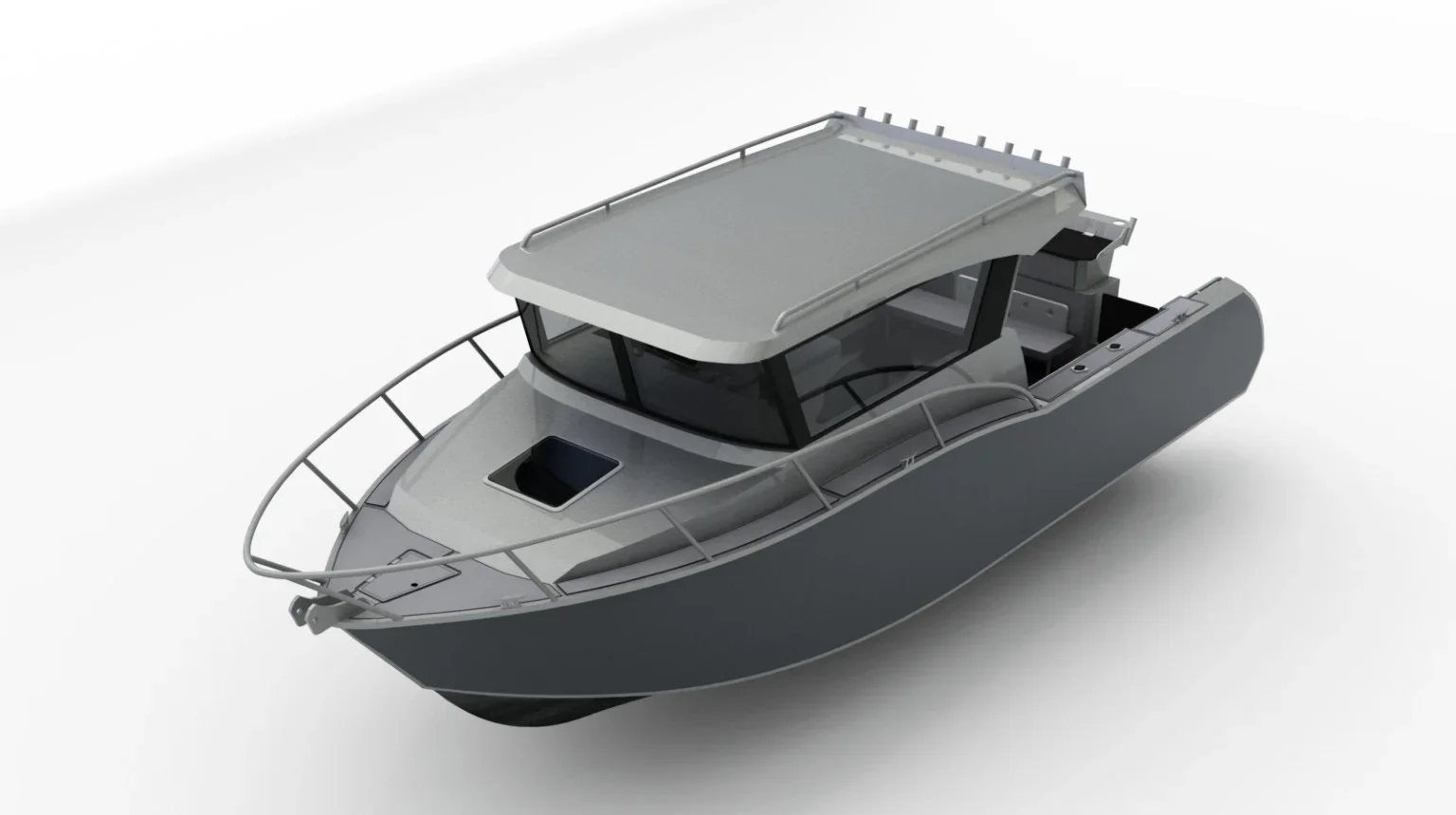 スキオーシャンシリーズアルミ素材釣りキャビン、ボート、新2023