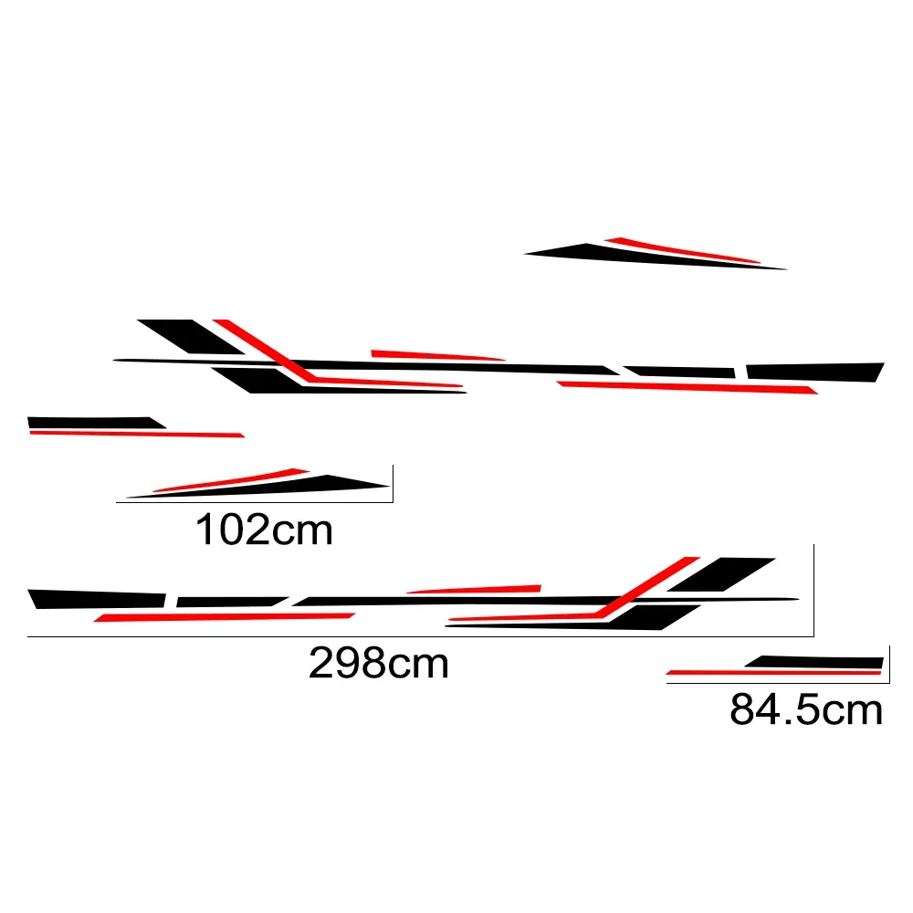 Horsebox stripe graphic stickers