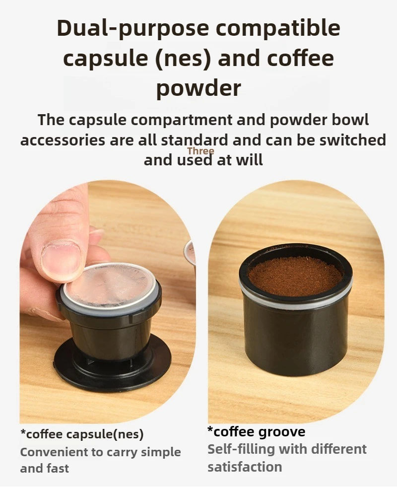 5W 5V Wireless Portable Espresso Machine Electric Espresso Capsule Small Coffee Machine Outdoor Car Household Easy To Clean