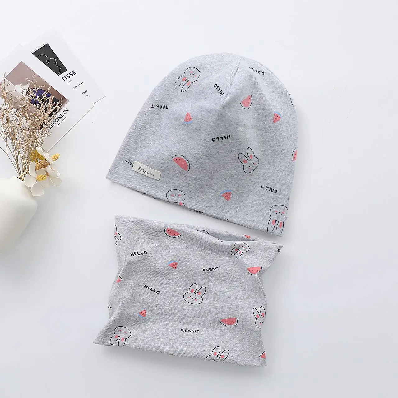 fruit rabbit gray
