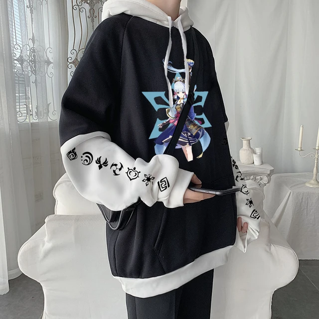 Kamisato Ayaka Genshin Impact Kawaii Game Women Hoodies Sweatshirt Long  Sleeve Men Oversized Patchwork Winter Hoodie Streetwear - AliExpress