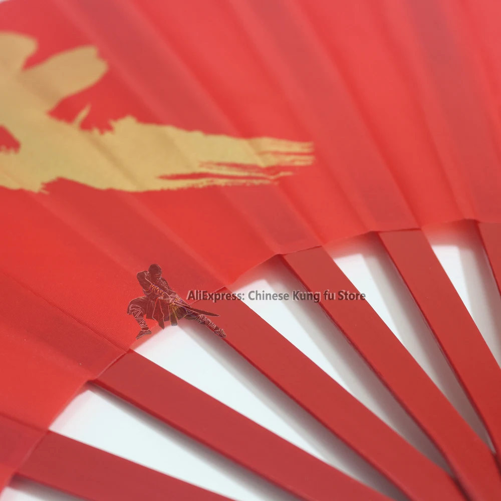 Bamboo Left and Right Hand Tai Chi Fans Wushu Martial arts Training Weapons Kung fu Dancing Performance Fan High Quality