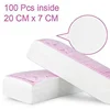 200/100PCS Women Men Hair Removal Wax Paper Nonwoven High Quality Body Leg Arm Hair Removal Epilator Wax Strip Paper Roll 2