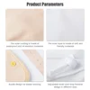 Castor Oil Pack Wrap Reusable Organic Cotton Castor Oil Packs with Adjustable Elastic Strap Castor Oil Compress Packs for Body 5