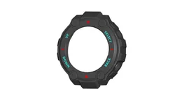 Durable Protective Cover Case for Smart Watch - Robust Shell Edge Sleeve (Black red blue)