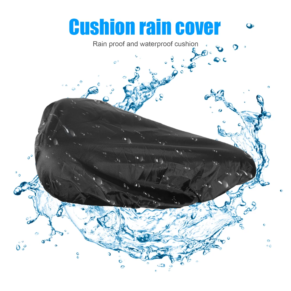 Waterproof Bike Seat Rain Cover Washable Bike Seat Cushion Cover Universal Rain Dust Protective Cushion for Mountain Bike