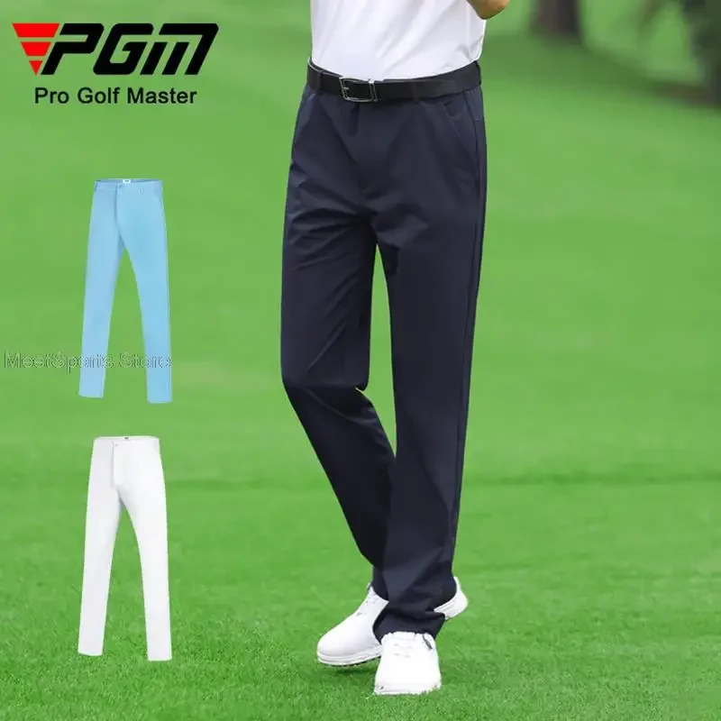 Golf Sports Trousers Men Summer Breathable High Stretch Quick-Dry Straight Golf Pants For PGM