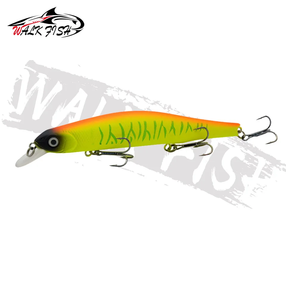 Description Picture 6 of itemWALK FISH Fishing Lures Jerkbaits Minnow 125mm 17.5g Artificial Bait Good Action Wobblers Hard Lure Pesca Diving Depth 0.5-1.5m