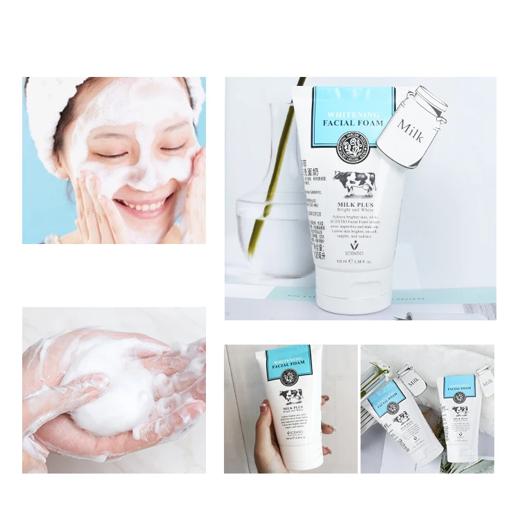 Beauty Buffet Scentio Milk Plus Whitening Q10 Facial Foam Cleanse