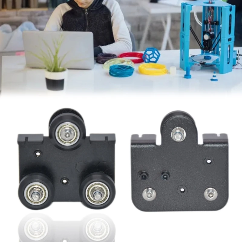 

Metal Backplane for 3D Printer CR-10S Ender3 Extruder Back Support Plate Pulley P9JB