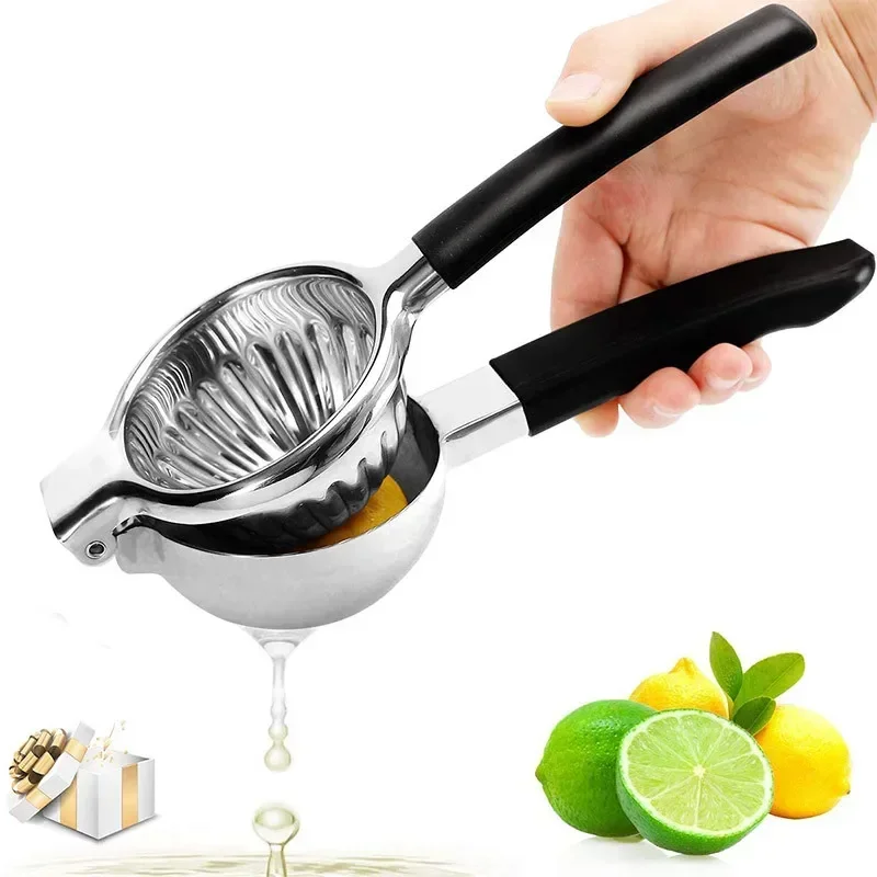 Stainless Steel Lemon Fruits Squeezer fruit juicer lemon squeezer juice squeezer Multifunction Orange Juicer Manual Juice Squeezer Hand Pressure Juicer Kitchen Fruit Tools