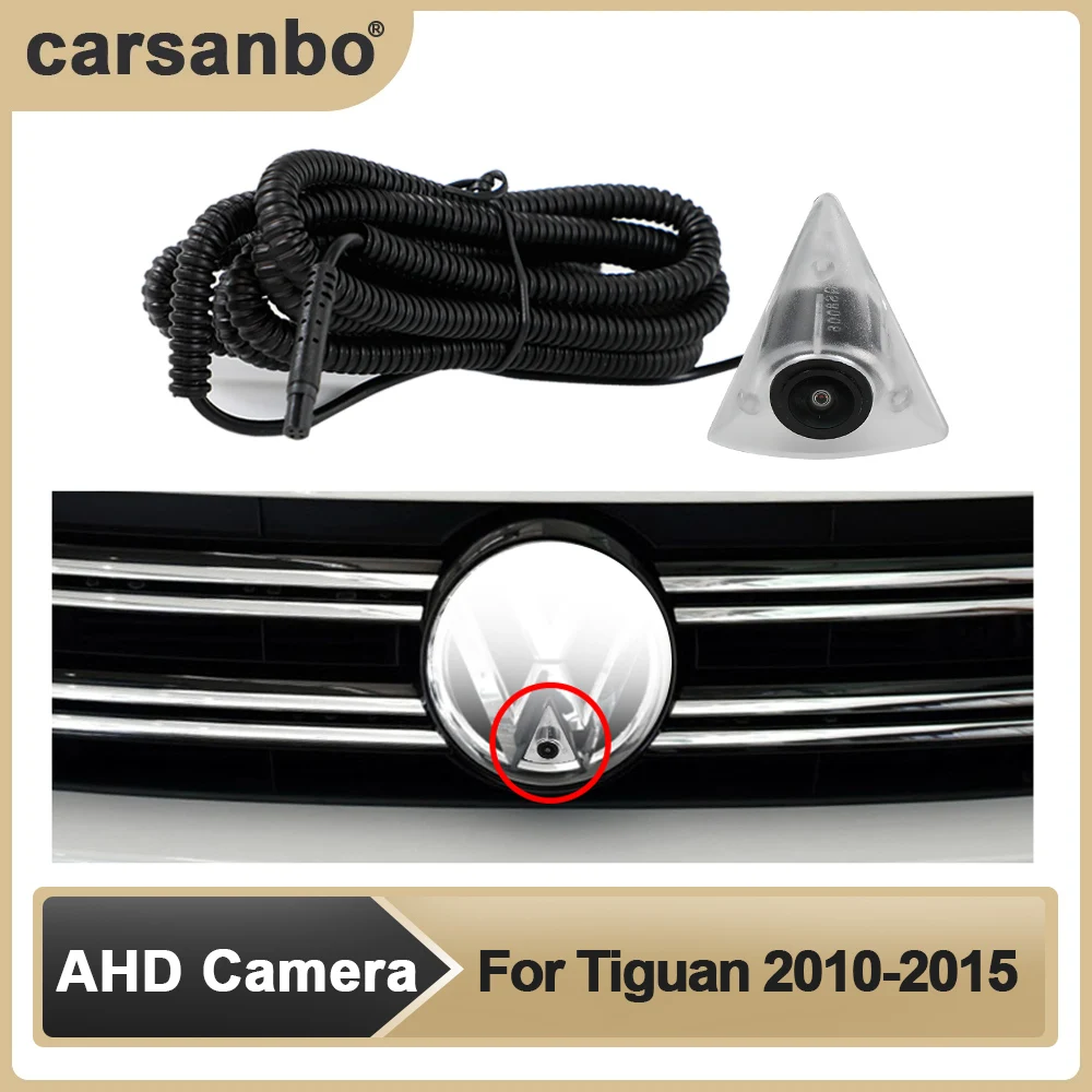 

HD Автомобильная Камера Переднего Вида OEM камера ночного видения рыбий глаз широкоугольная 150 ° камера для парковочной камеры видеонаблюдения Tiguan 2010-2015