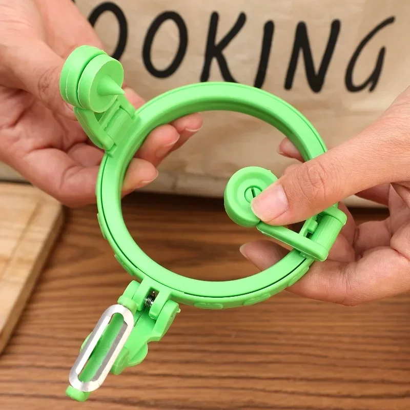 Description Picture 6 of itemFruit Spiralizer Peeler Vegetable Handheld Rotating Peeler Stainless Steel Sharp Peeling Tool for Apple Pear Skin Removal Gadget