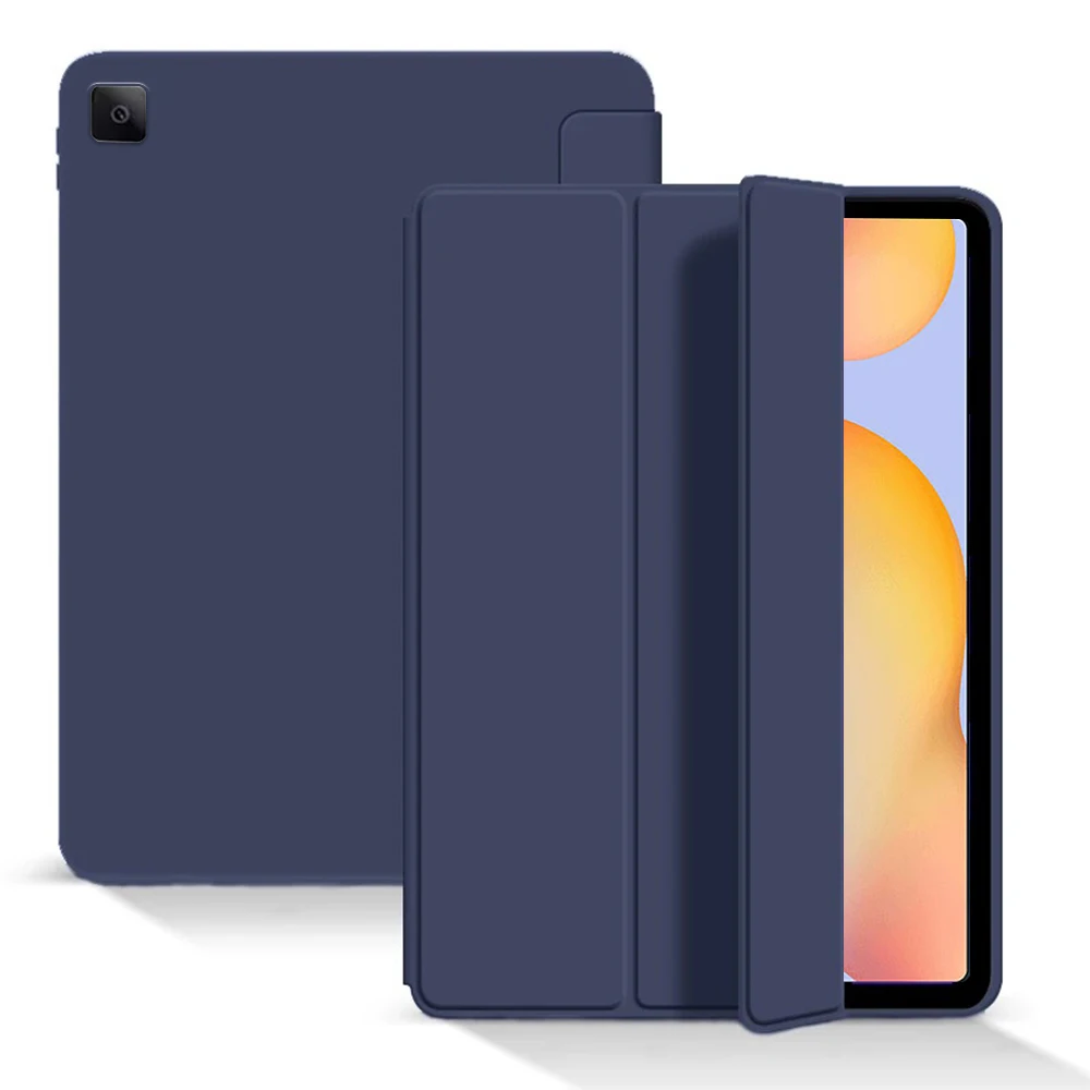 Premium Tri-Fold PU Leather Magnetic Flip Stand Cover with Auto Sleep/Wake Feature