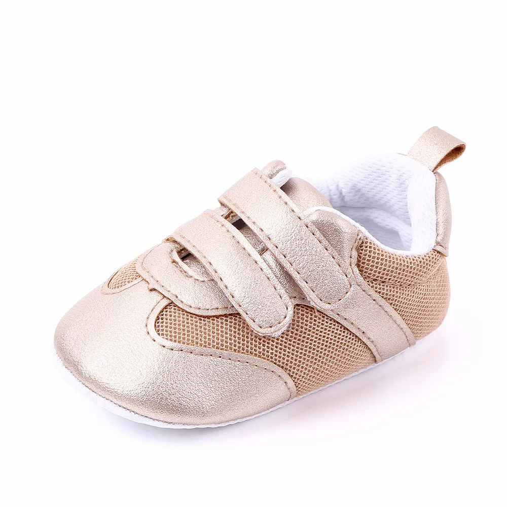 Brand Infant Baby Boys Shoes Cotton Anti-slip Sole Soft Newborn Toddler Crib Shoes Sneaker First Walkers Shoe for 1 Year Old Boy