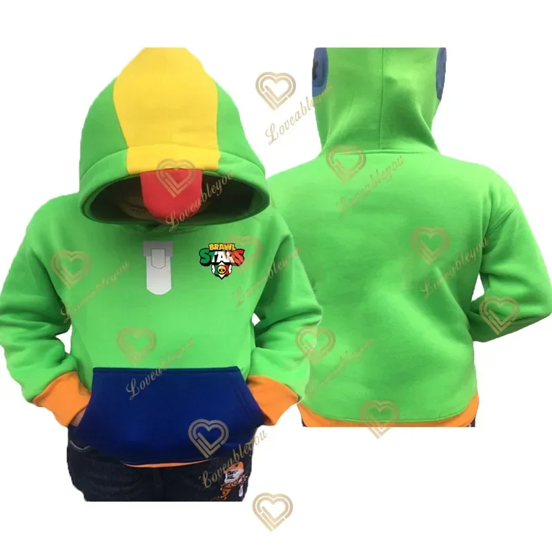 thumbnail image 1 of Sudadera con capucha para cosplay de 4T a 16T, ropa de invierno, jersey con capucha, sudadera para niños, juego de anime, ropa de cosplay de Leon, tops de forro polar, 1 of 5