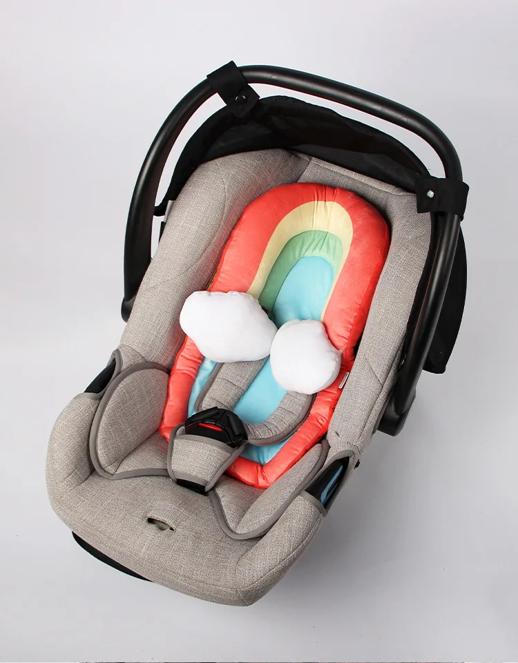baby trend expedition double jogger stroller accessories	 New baby stroller cushion Rainbow color series baby car seat cushion Children's dining chair cushion baby trend expedition double jogger stroller accessories