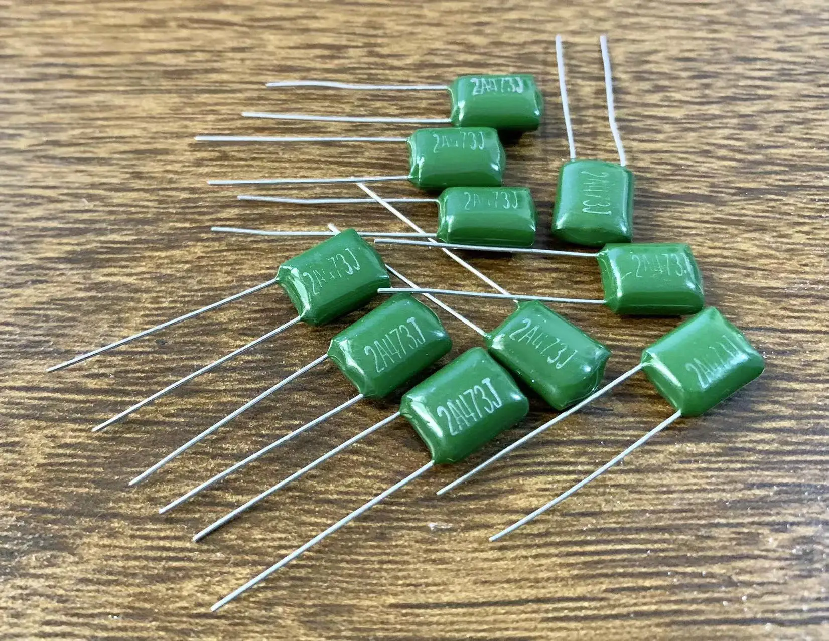10pcs Mylar Polyseter Film Capacitor 2A473J 0.047UF 100V/DC for Electric Guitar Accessories