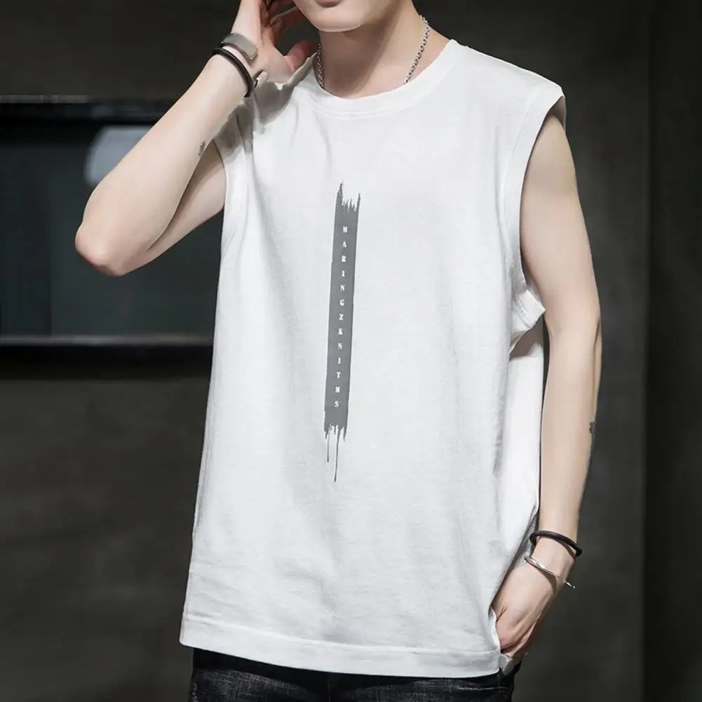 

Мужской спортивный жилет, мужской спортивный жилет с круглым вырезом, дизайнерский тонкий пуловер, топы для баскетбола, фитнеса, свободные майки для улицы, стиль