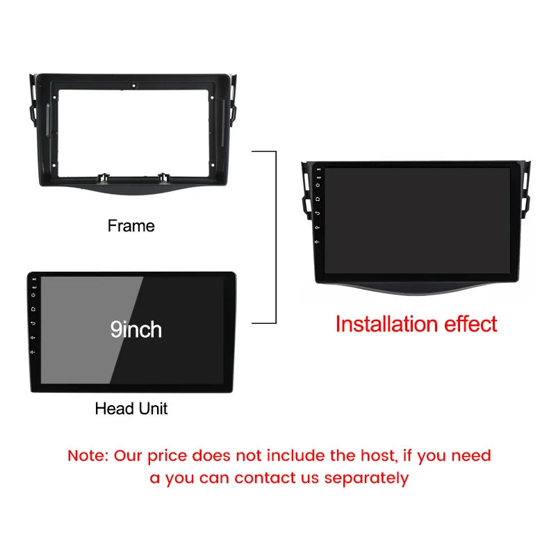 Toyota RAV4 RAV 4 2005-2013  9 ġ GPS   ٸ  ׷   г 輱 ϳ׽  ̺ Canbus 