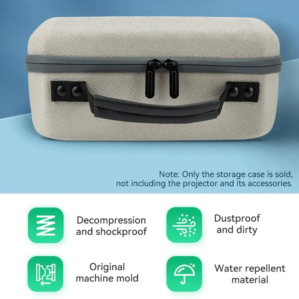 Hard EVA Carrying Case for Samsung The Freestyle Zipper Protector Carrying Bag Protect Box Waterproof Projectors Accessories Bag projector storage case projector case projector protective case projector accessory