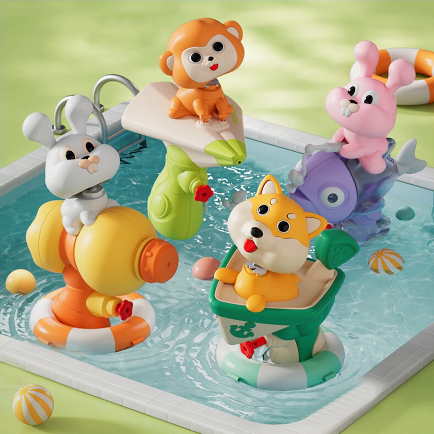 1pc Animals Water Guns Toys Kawaii Water Pistol Summer Beach Pool Sport Party Gun，Summer Toy, Perfect Gift