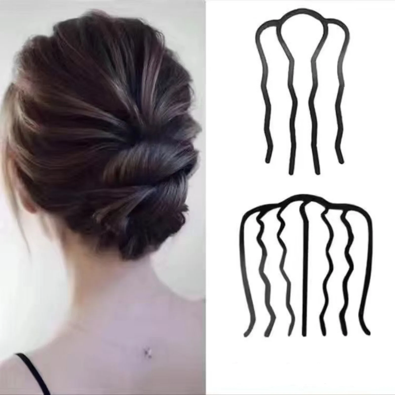 3Pcs Hair Bun Maker Set,Metal Hair Styling Tools for Creating Elegant Updos, Perfect for Women's Hairdressing Needs