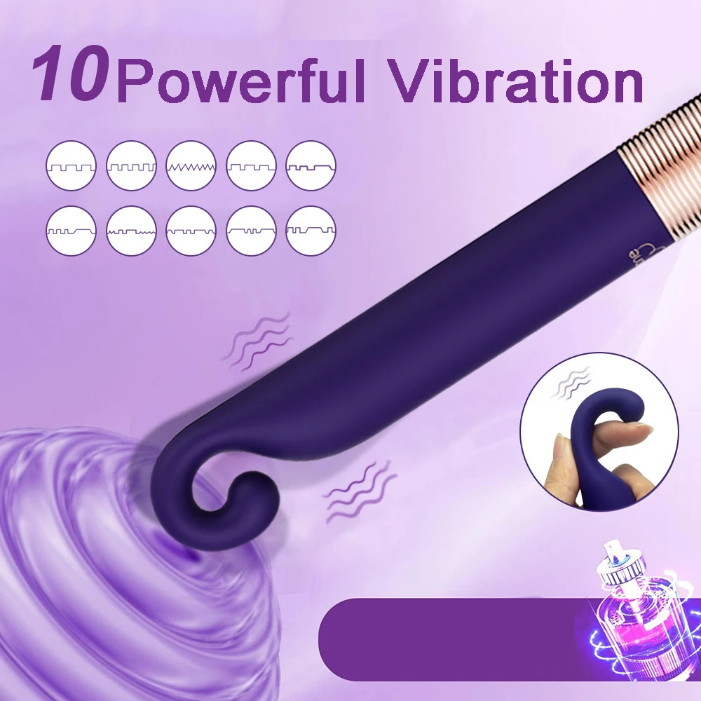 Vibratore del punto G per principianti per le donne Stimolatore del clitoride del capezzolo Vibrazioni a forma di dito Dildo Stimolatore del clitoride Giocattoli del sesso per_voghion.com