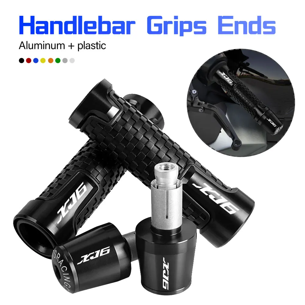 

7/8''22mm Motorcycle handlebar grips ends handle bar Anti-skid grip end FOR YAMAHA XJ6 XJ-6 2010-2016 XJ6ABS XJ6DIVERSION XJ 6 N