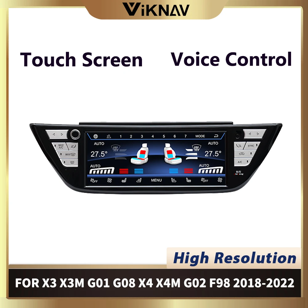 

Air Conditioning Screen For BMW X3 X3M G01 G08 X4 X4M G02 F98 2018-2022 Climate Control AC Panel Touch Board LCD Digital Display