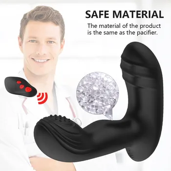 Prostate Massager Wireless Anal Toys Vibrating Plug Vibrator for Men, Dildo for Male Masturbator Sextoys Messager for adults 18 6