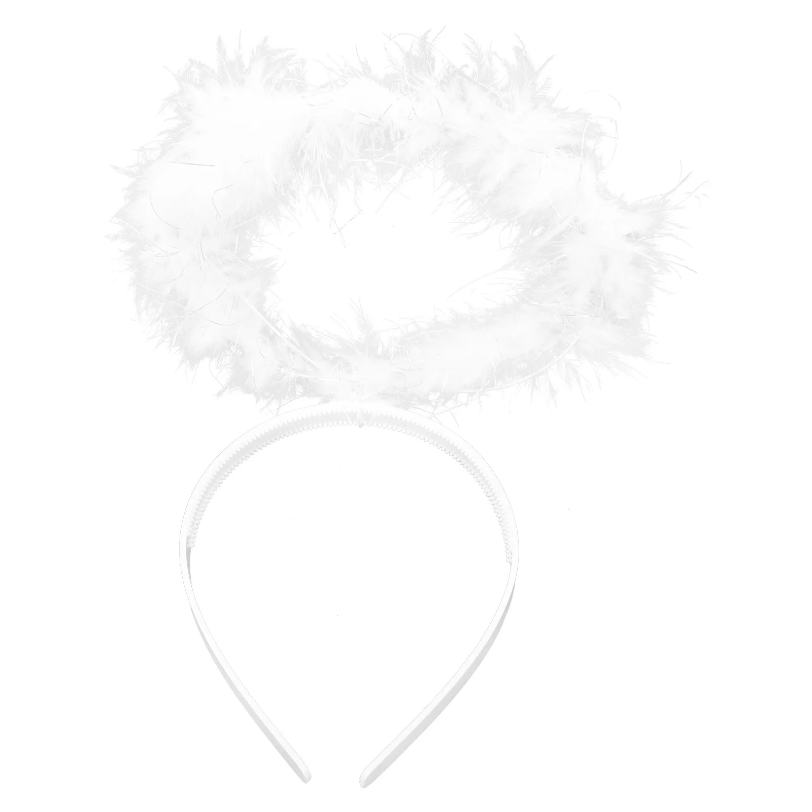 

Angel Plume Hair Hoop Decorate Lightweight Angel Cosplay Hairband for Party