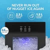 Countertop Nugget Ice Maker 44lb/Day Self-Cleaning Portable Ice Machine Refillable Water Tank LED Light Sonic Ice Newair 2