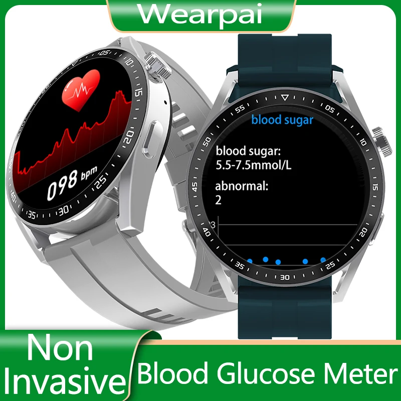 Reloj medidor de glucosa en sangre 2022, glucómetro no invasivo con  monitoreo preciso de glucosa no invasivo - AliExpress