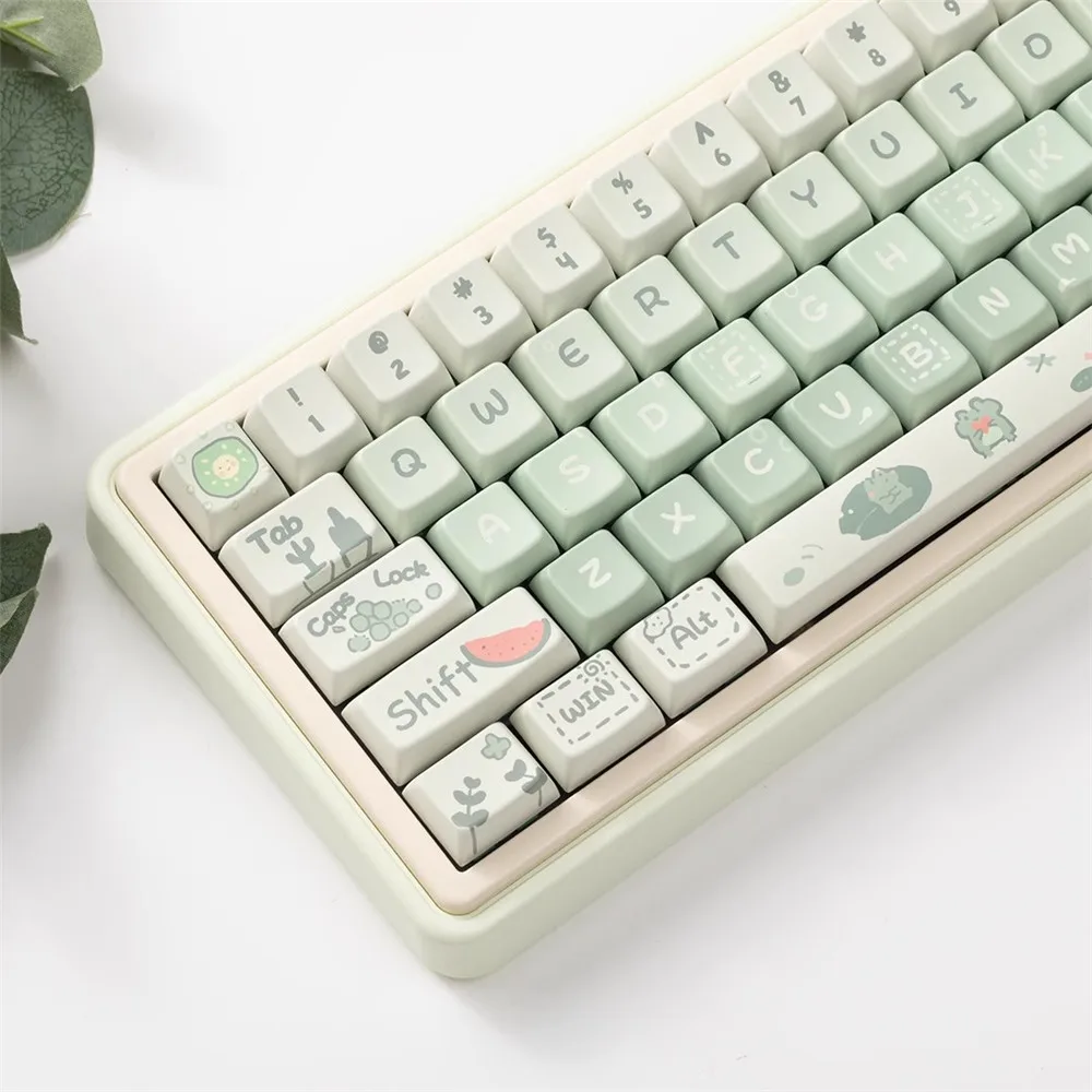 Teclado mecânico, Teclados Meow Tema, 5-Sided Dye