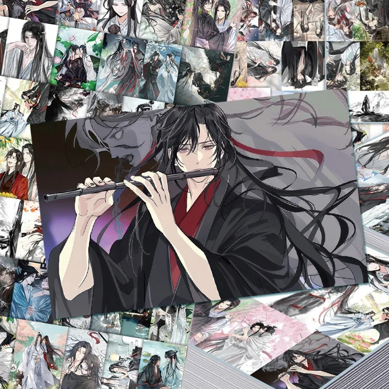 10/63개 애니메이션 모 다오 주 시 미적 스티커 The Untamed ? Wei Wuxian Lan Wangji 코스프레 데칼 휴대폰 스크랩북 노트북 DIY