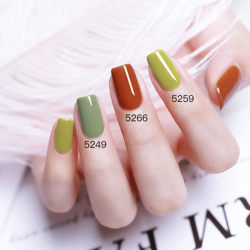 IDO 216 색상 젤, UV 및 LED 장식 네일 아트 바니시, 빠른 건조 광택제, 손톱 미용 매니큐어, 15 ml 흡수