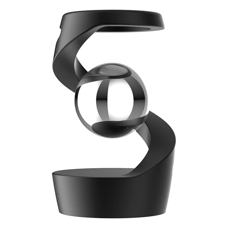 MOMO Desktop Suspended Gyroscope,Gravity Defying Kinetic Desk Toy, Stress Relief Kinetic Sculpture Aluminum Rotary Gyro