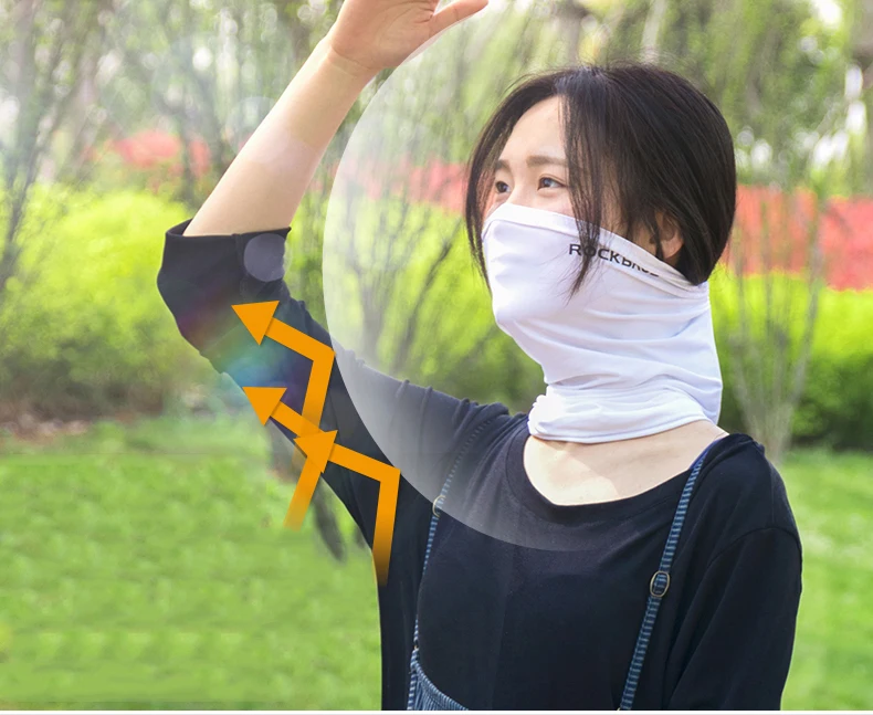 Sunscreen Cycling Face Mask UV400 Absorb Sweat Breathable Bandana Multi Hiking M