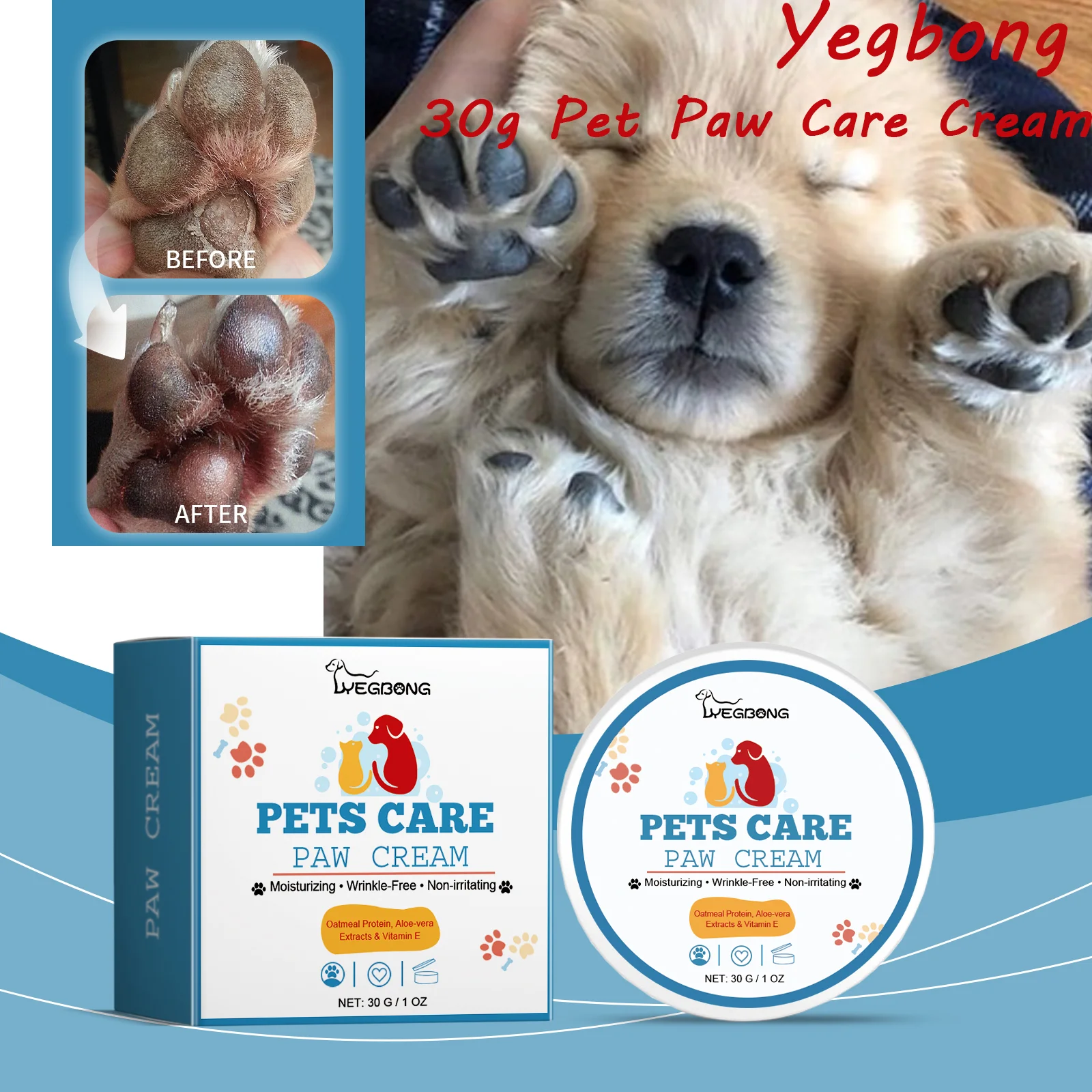 Pet Paw Care Cream 50g for Dogs and Cats
