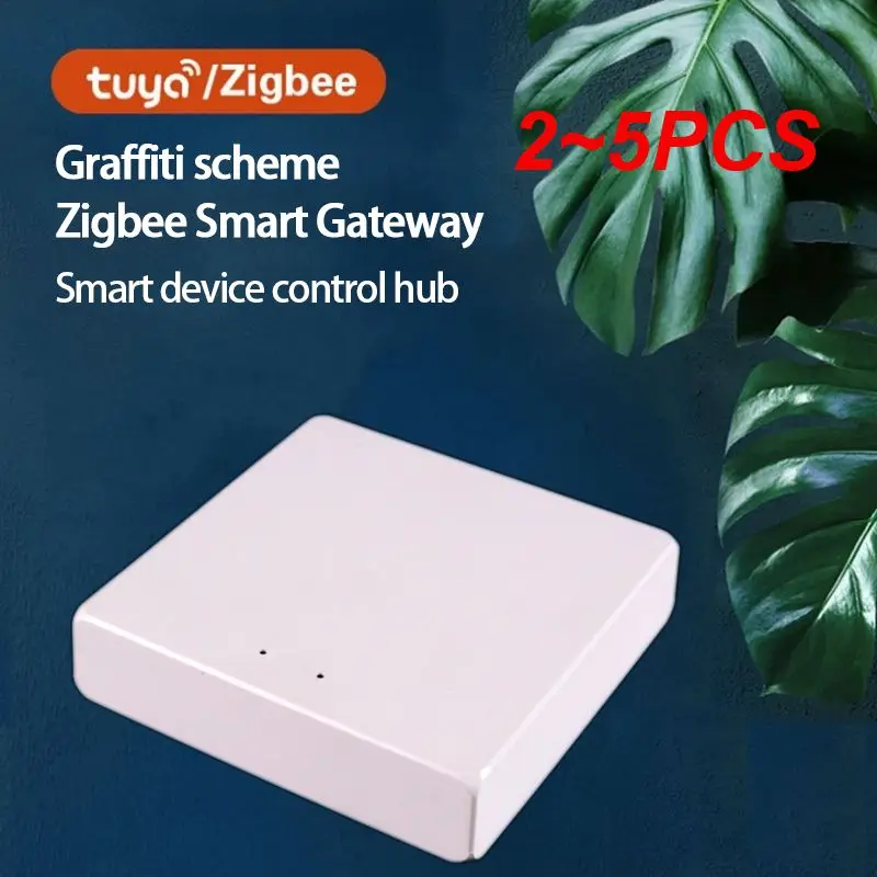 

2~5PCS Gateway Hub Via Tuya Compact Mini Lightweight Simple Smart Home Zigbee Gateway Hub With Alexa Home Universal