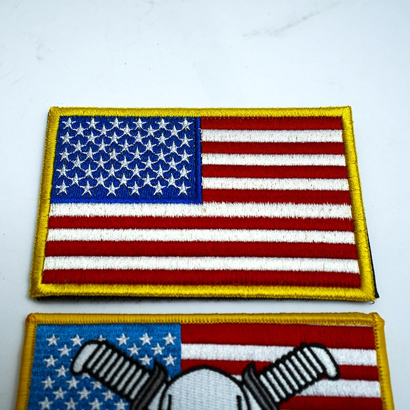 TSNK Embroidery Patch Tactical Badge Large Size"American FLAG" Series Armlet 4