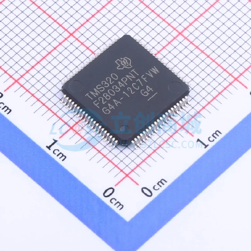 

10 шт., TMS320F28034PNTR TMS320F28034 LQFP80, новое оригинальное пятно в 2023 году
