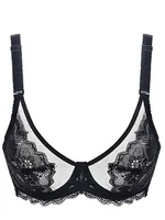 Soutien-gorge transparent pour femmes, sous-vêtements en dentelle ultra fine 6