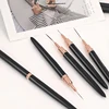 5pcs Professional Nail Art Liners Striping Brushes Tool Ultra-thin Line Detail Drawing Painting Brushes Manicure Pen Tools 6